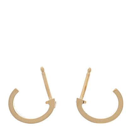 Cartier 18K Yellow Gold Small LOVE Hoop Earrings 3 of 5