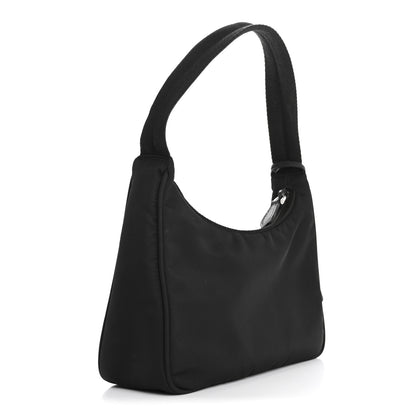 Prada Tessuto Nylon Mini Re-Edition 2000 Bag Black 3 of 14