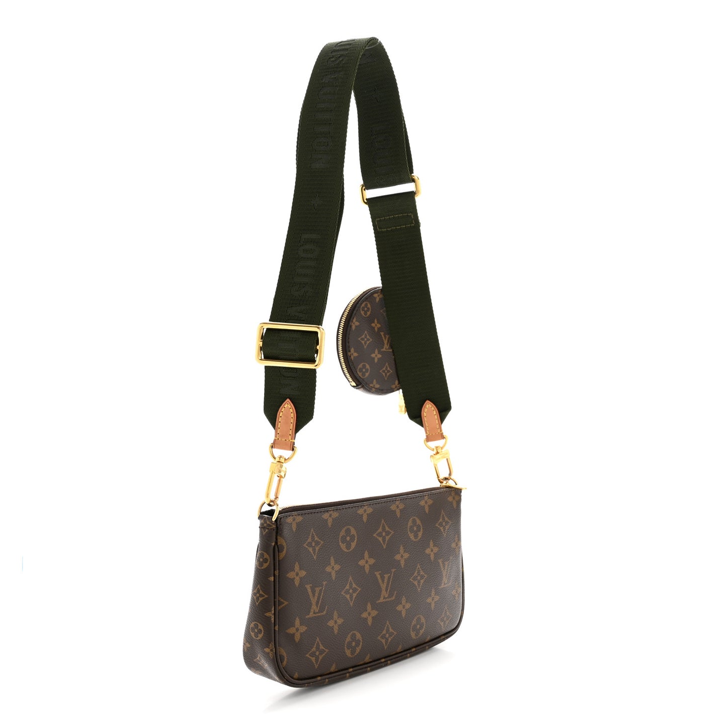 Monogram Multi Pochette Accessories Large Pochette Kaki