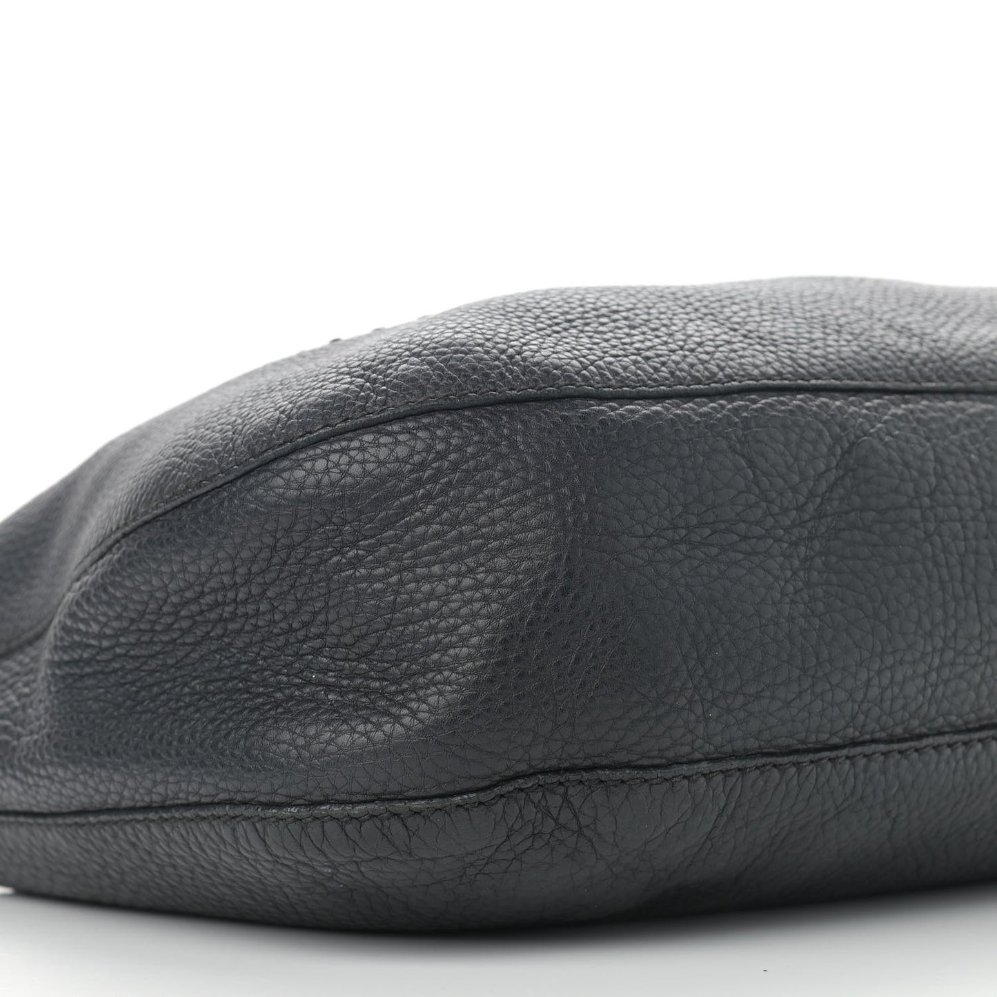 Calfskin Romano Selleria Hobo Black