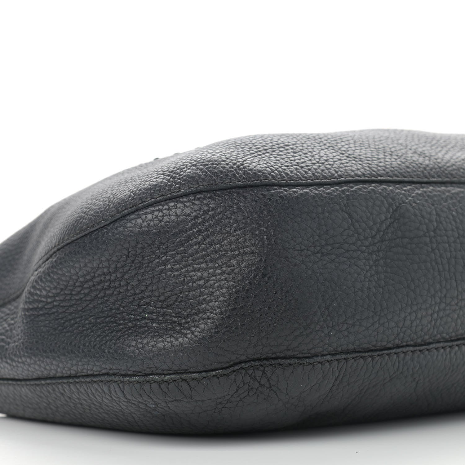 Fendi Calfskin Romano Selleria Hobo Black 9 of 15