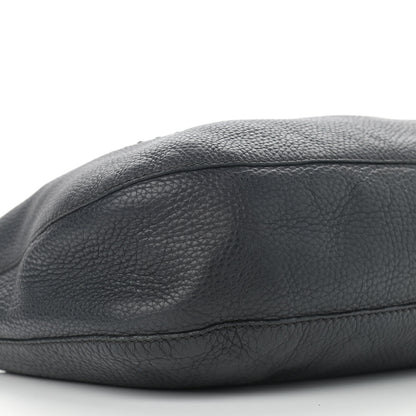 Fendi Calfskin Romano Selleria Hobo Black 9 of 15