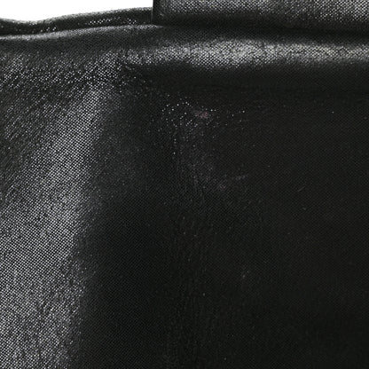 Chanel Iridescent Calfskin Quilted Maxi Shiva Flap Black 12 of 12