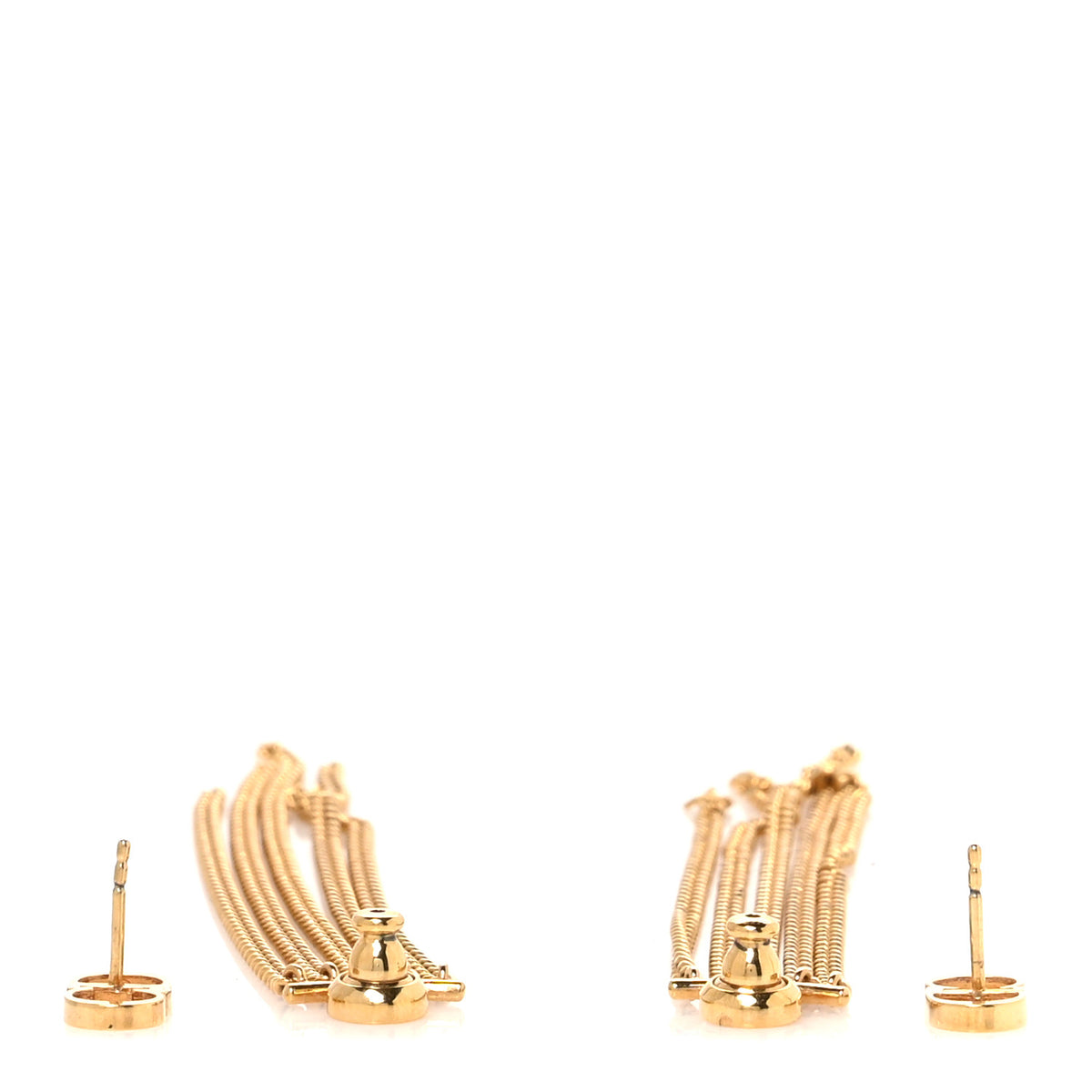 Danseuse Etolie Chain Drop Earrings Gold