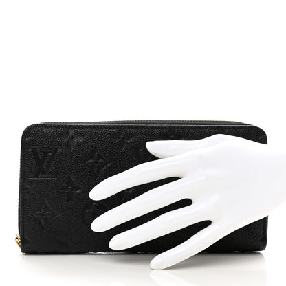 Louis Vuitton Empreinte Zippy Wallet Black 2 of 7
