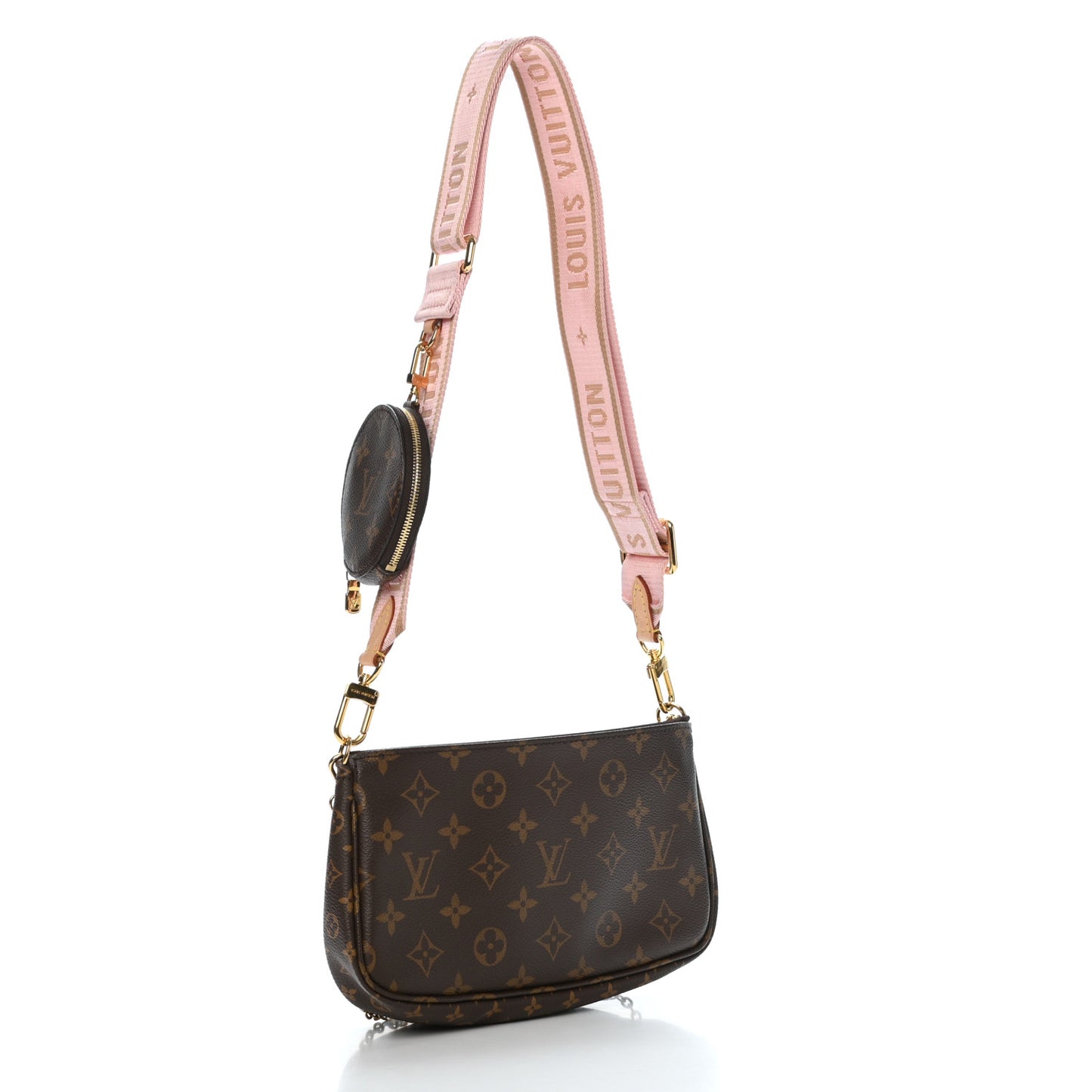 Monogram Multi Pochette Accessories Rose Clair