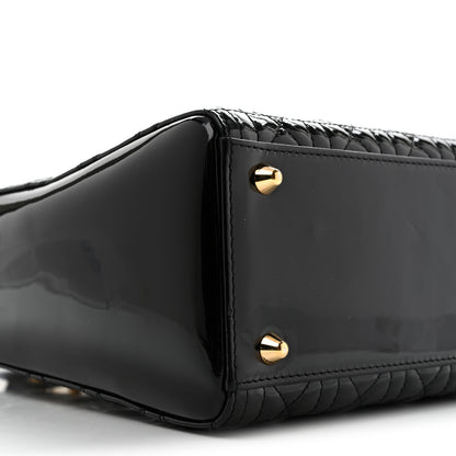 Christian Dior Patent Cannage Large Lady Dior Black 8 of 12