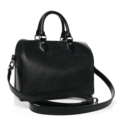 Louis Vuitton Epi Speedy Bandouliere 25 Black 3 of 9