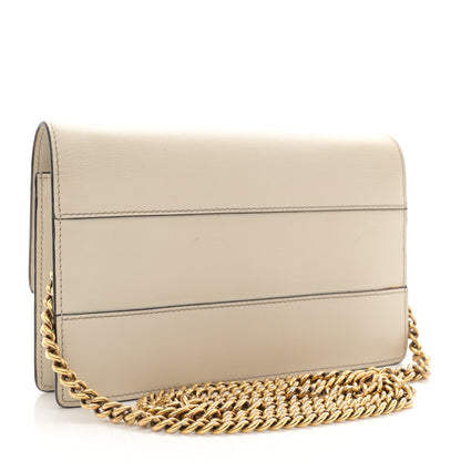 Gucci Calfskin Queen Margaret Chain Wallet Mystic White 3 of 15