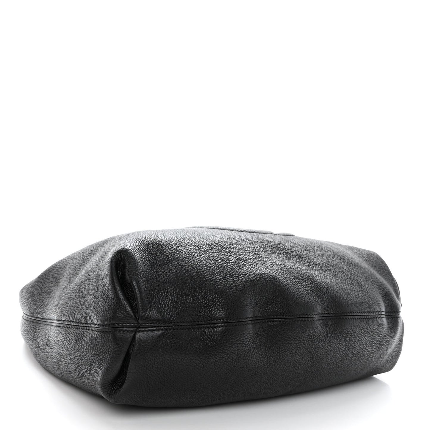 Pebbled Calfskin Soho Hobo Black