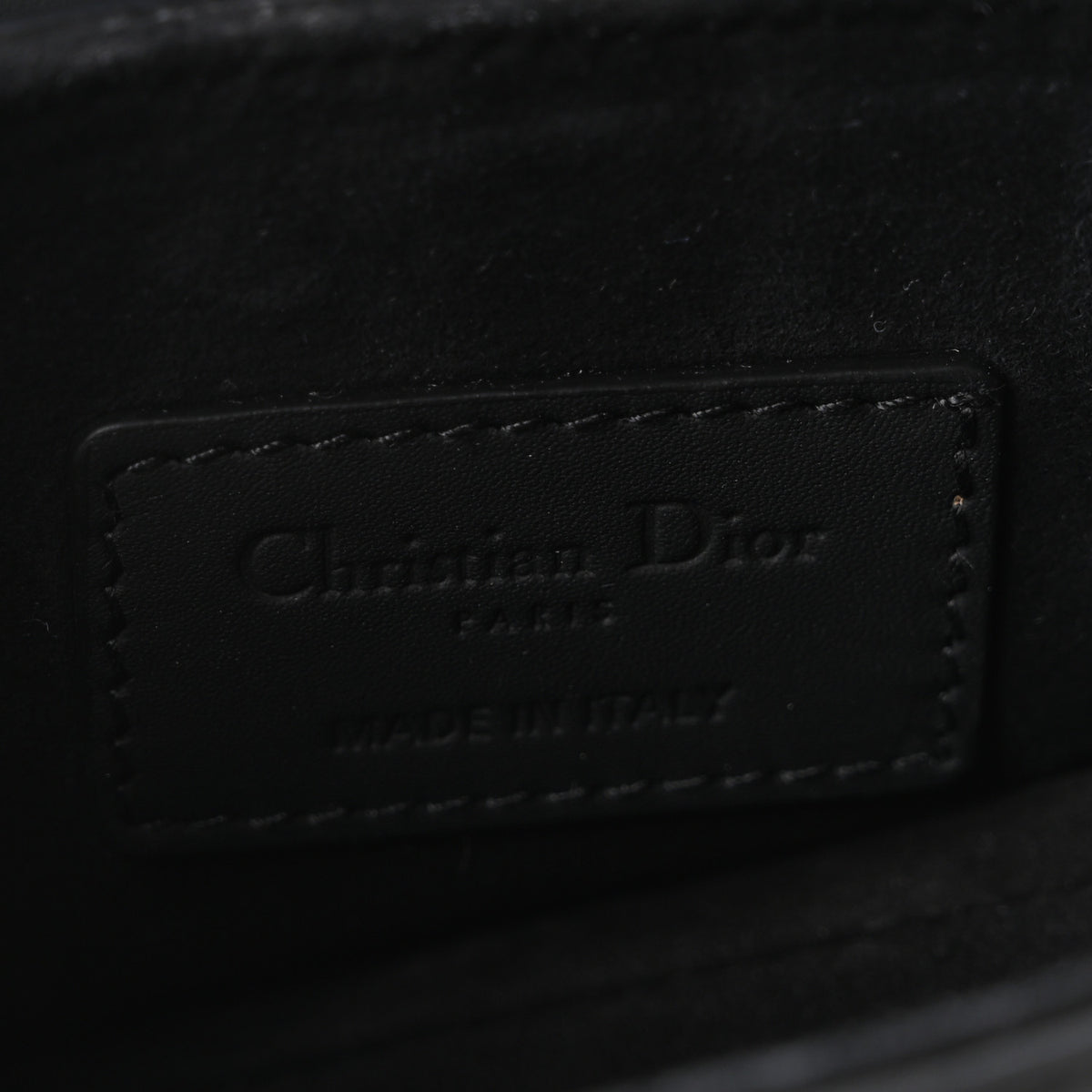 Christian Dior Ultra Matte Calfskin Mini Saddle Bag Black 6 of 9
