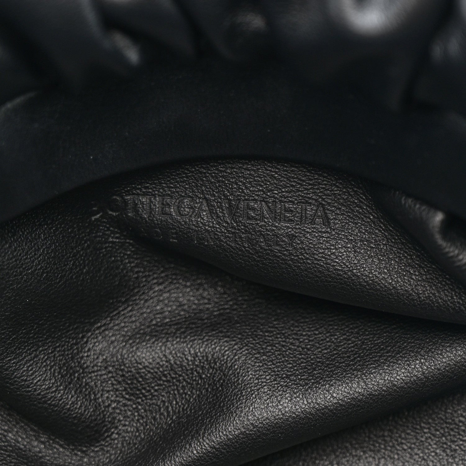 Bottega Veneta Calfskin The Pouch Chain Black 6 of 11
