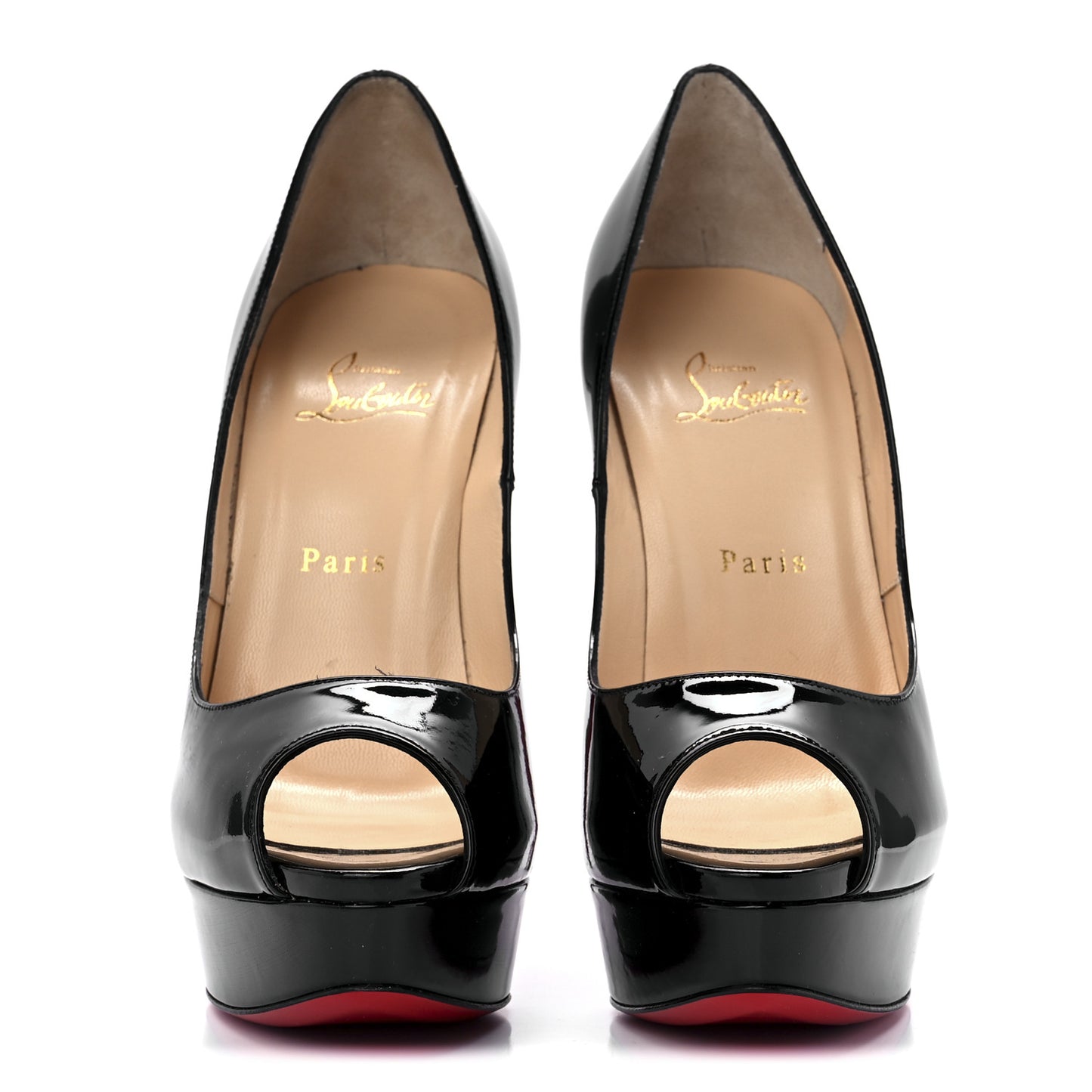 Patent Lady Peep 150 Pumps 40.5 Black