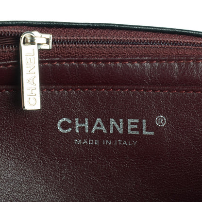 Chanel Washed Lambskin Quilted Jumbo Single Flap Bijoux Chain Black 6 of 9