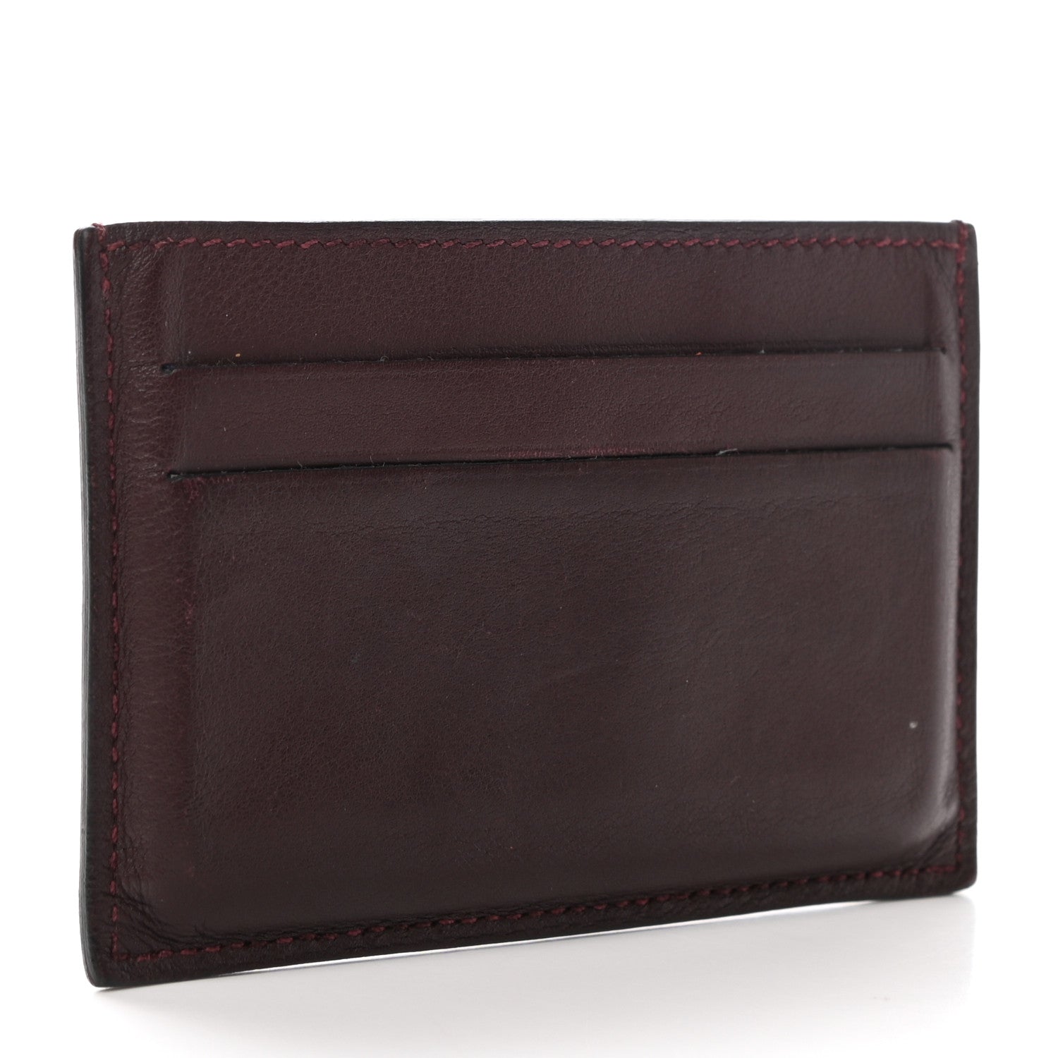 Hermes Swift Citizen Twill Card Case Prune 3 of 8