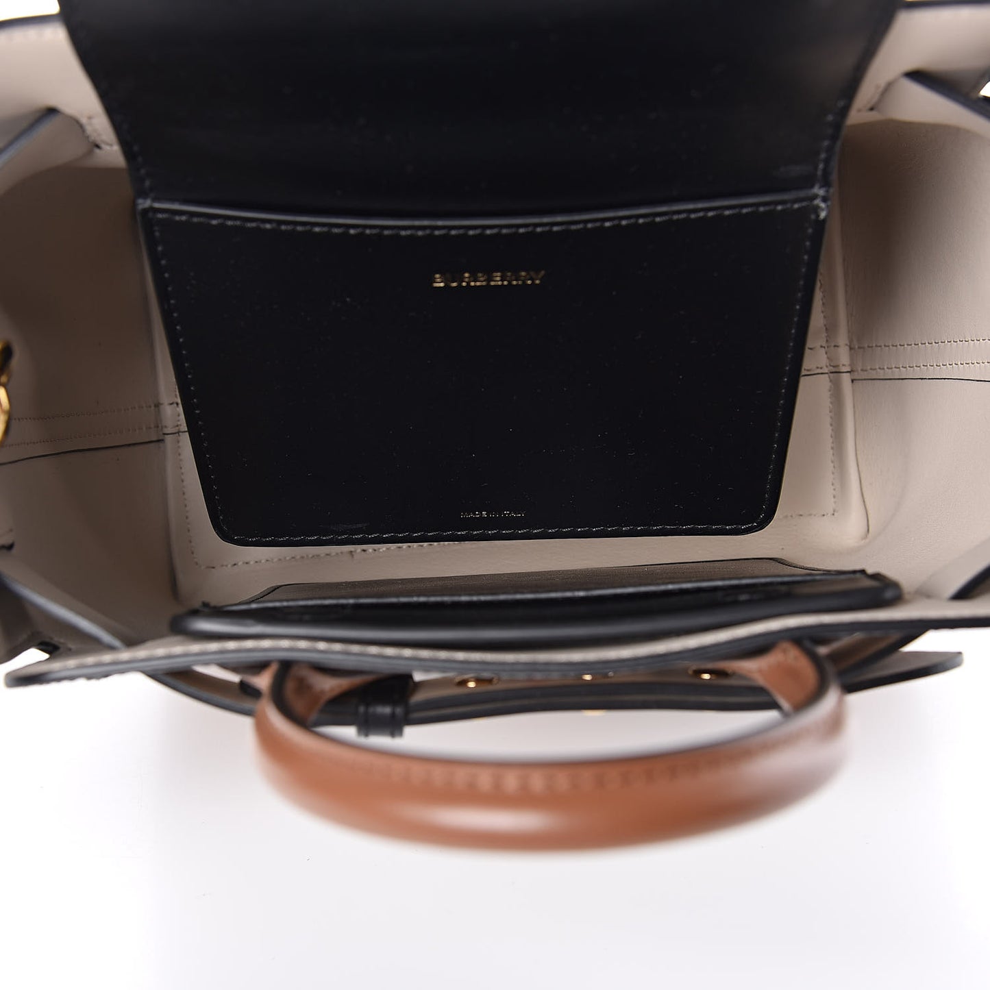 Calfskin Vintage Check Triple Stud Mini Belt Bag Archive Beige