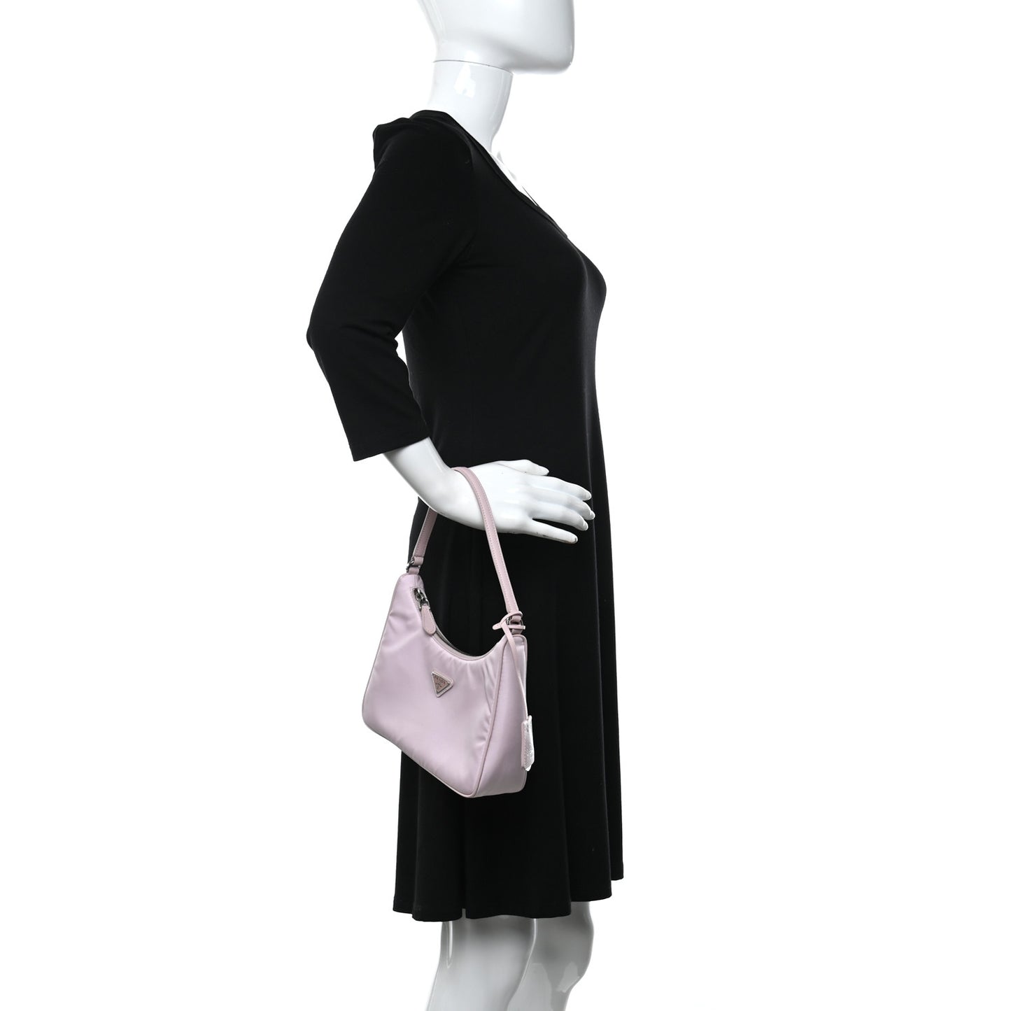 Re-Nylon Saffiano Mini Re-Edition 2005 Bag Alabastro