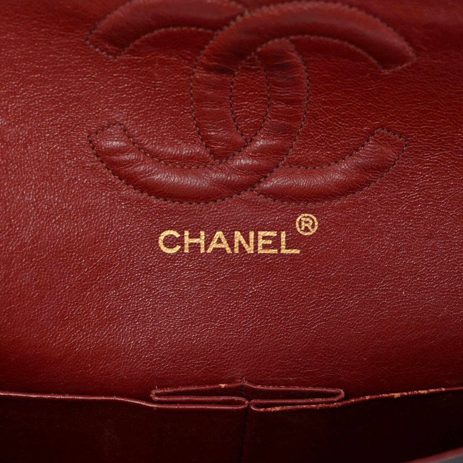 Chanel Lambskin Quilted Small Double Flap Navy 7 of 14