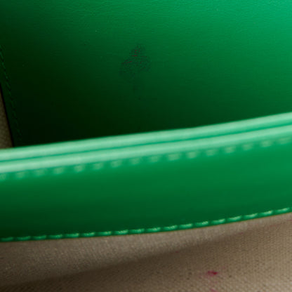 Gucci Calfskin GG Matelasse Small Slim Chain Shoulder Bag Spring Green Natural 12 of 12