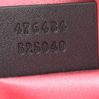Gucci Velvet Matelasse Marquise Crystals GG Marmont Belt Bag 75 30 Black 7 of 12