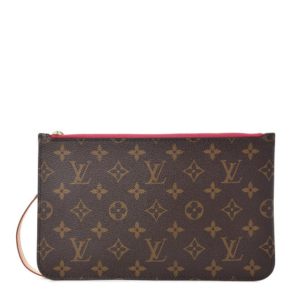 Louis Vuitton Monogram Neverfull MM GM Pochette Pivoine 1 of 9