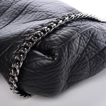 Stella McCartney Shaggy Deer Shearling Chain Falabella Tote Black 12 of 17