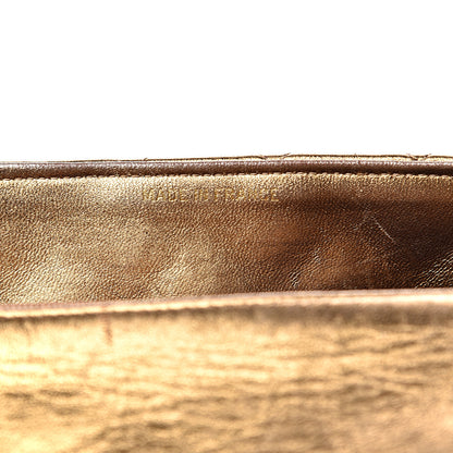 Chanel Metallic Lambskin Quilted Mini Square Flap Gold 14 of 19