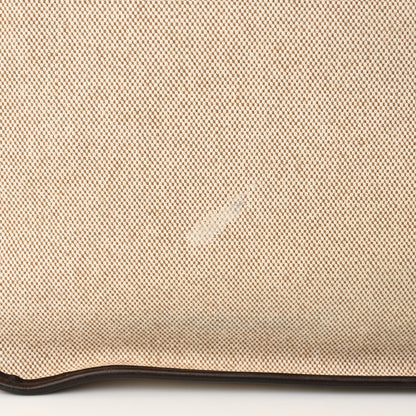 Hermes Toile Swift Jumping Shopping Bag Chocolate 11 of 11
