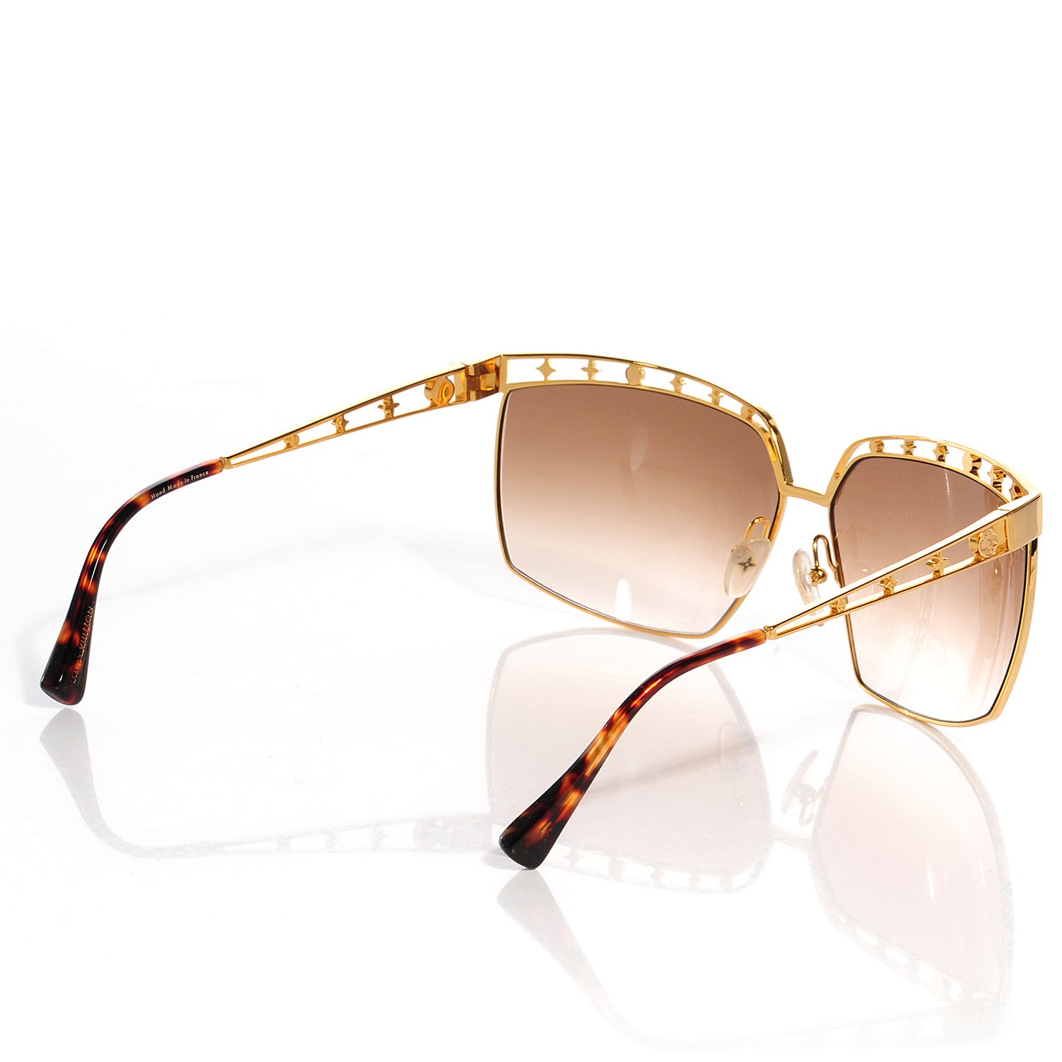 Louis Vuitton Dorothy PM Sunglasses Gold 2 of 6