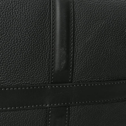 Louis Vuitton Grained Calfskin Aerogram Keepall Bandouliere 40 Black 6 of 6