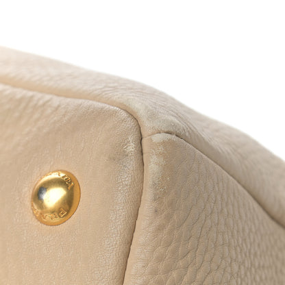 Prada Vitello Daino Tote Sabbia 11 of 14