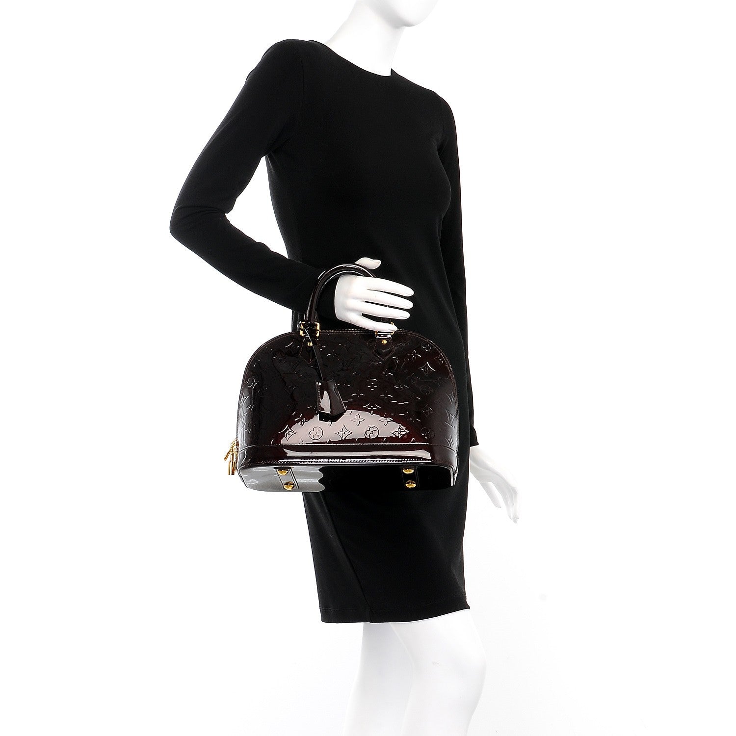 Louis Vuitton Vernis Alma PM Amarante 2 of 12