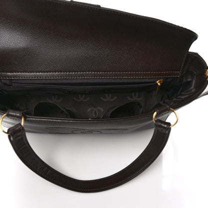 Chanel Caviar Timeless CC Large Tote Dark Brown 5 of 9