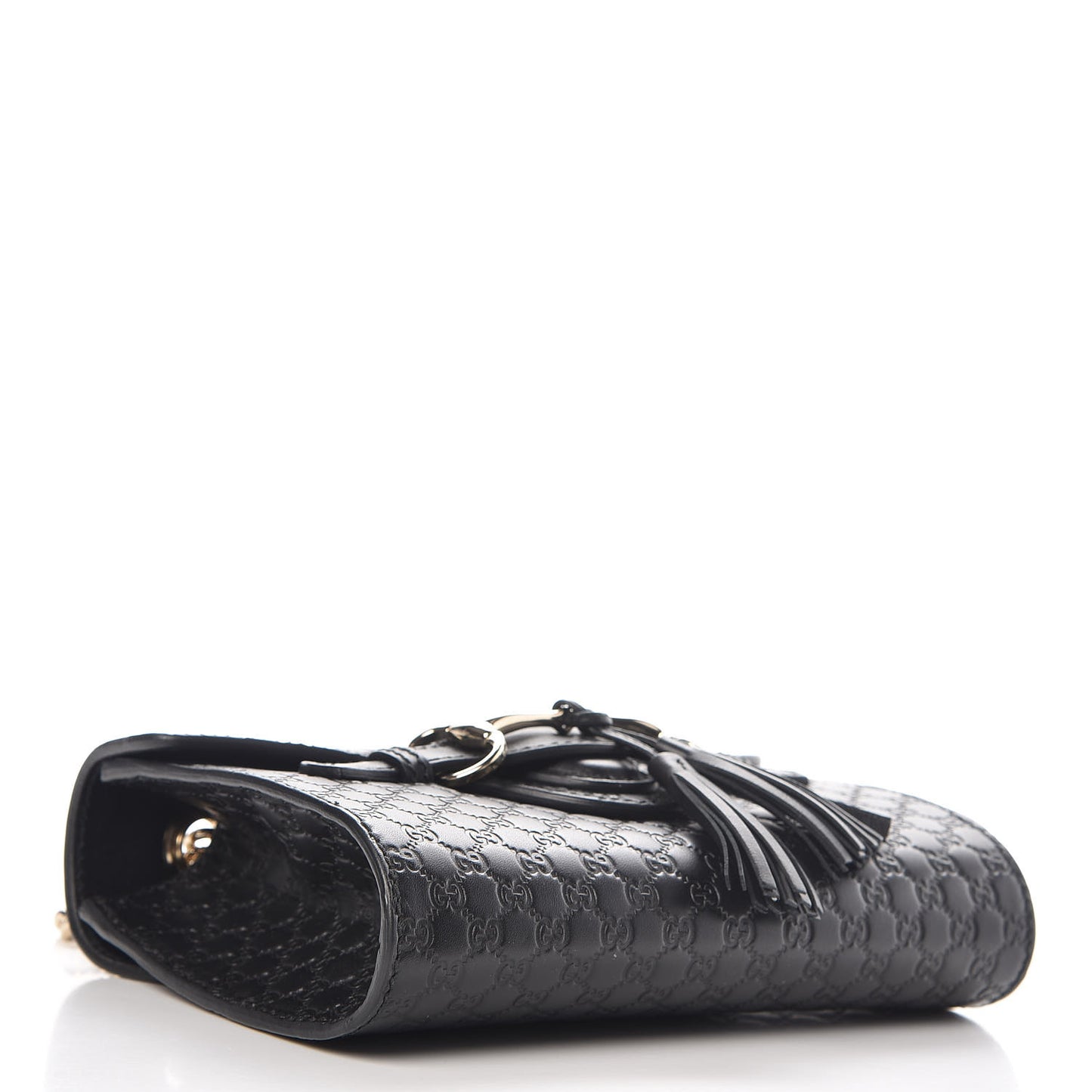 Microguccissima Mini Emily Shoulder Bag Black