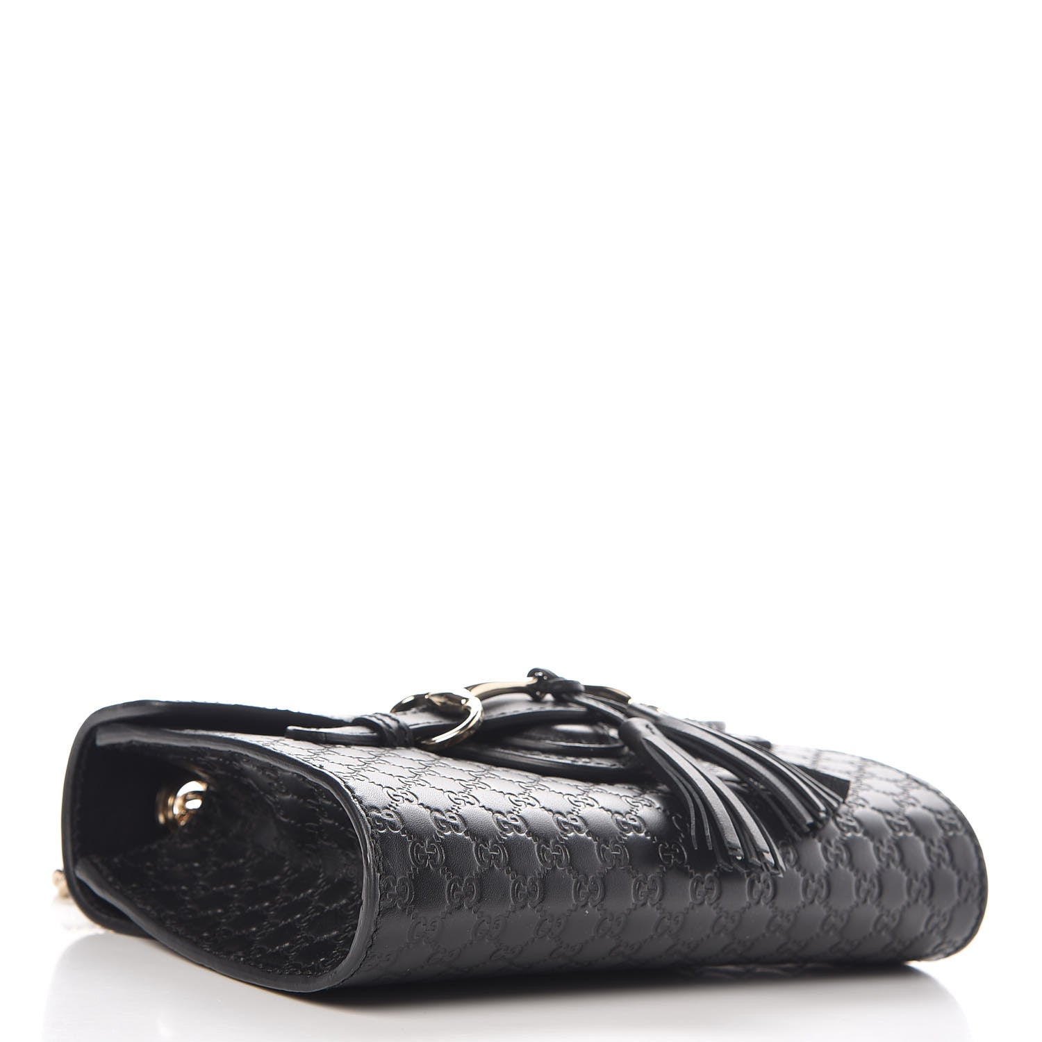 Gucci Microguccissima Mini Emily Shoulder Bag Black 4 of 9