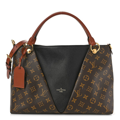 Louis Vuitton Monogram V Tote MM Black 1 of 8
