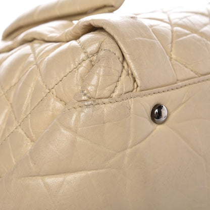 Chanel Distressed Lambskin Vintage Ligne Lady Braid Tote Ivory 8 of 14
