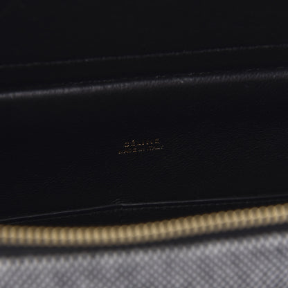 Celine Cotton Canvas Calfskin Mini Belt Bag Black 8 of 9