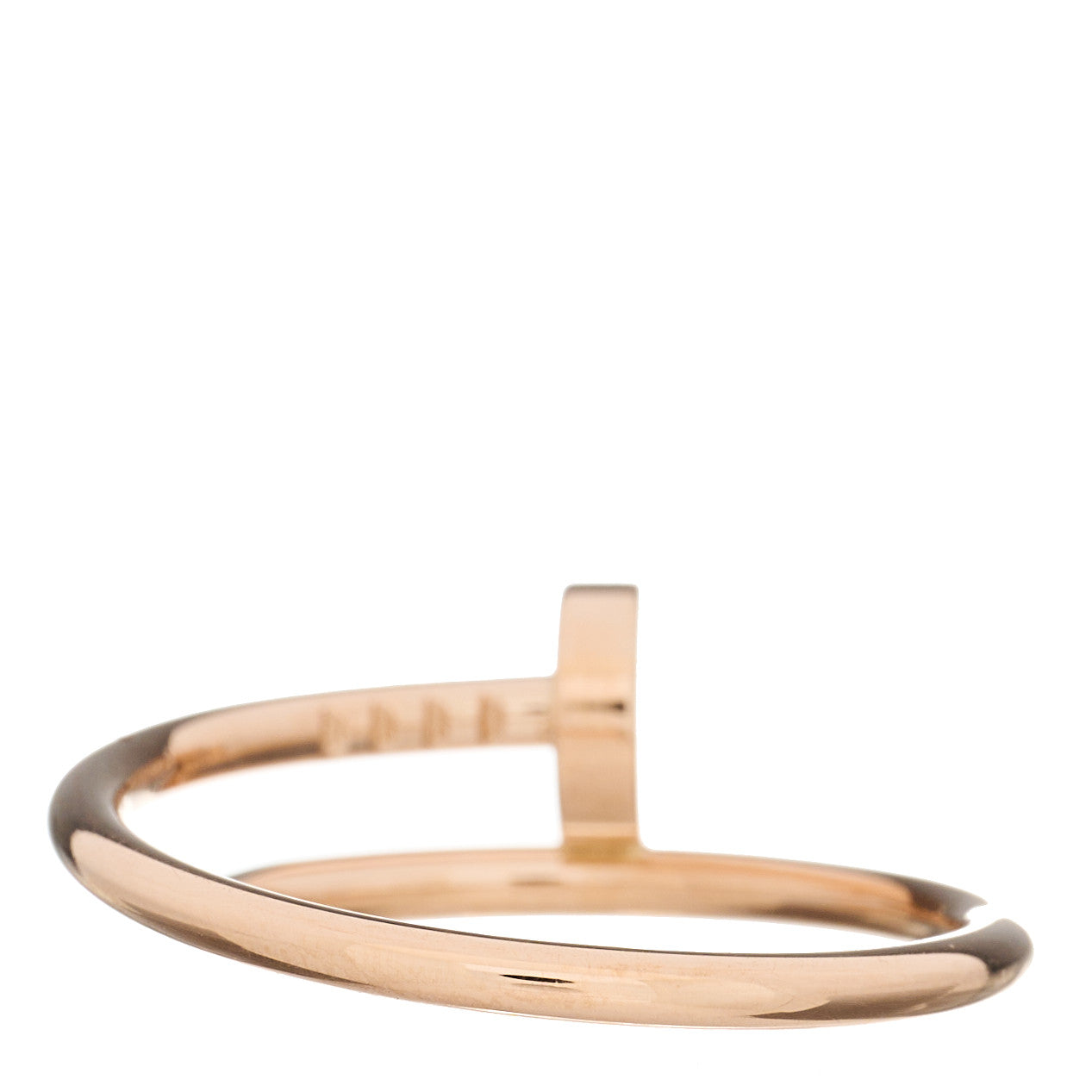 18K Pink Gold Small Juste Un Clou Ring 55 7.25