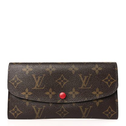 Louis Vuitton Monogram Emilie Wallet Fuchsia 1 of 7