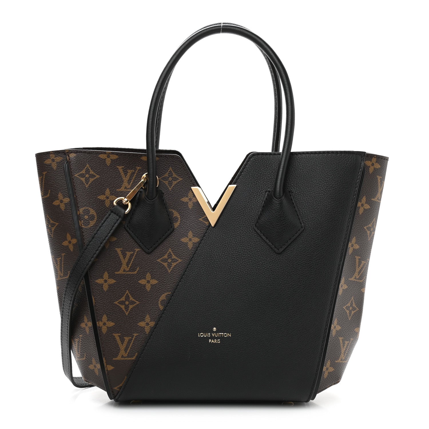 Louis Vuitton Calfskin Monogram Kimono Tote PM Black 1 of 10