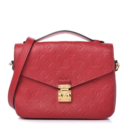 Louis Vuitton Empreinte Pochette Metis Scarlet 1 of 10