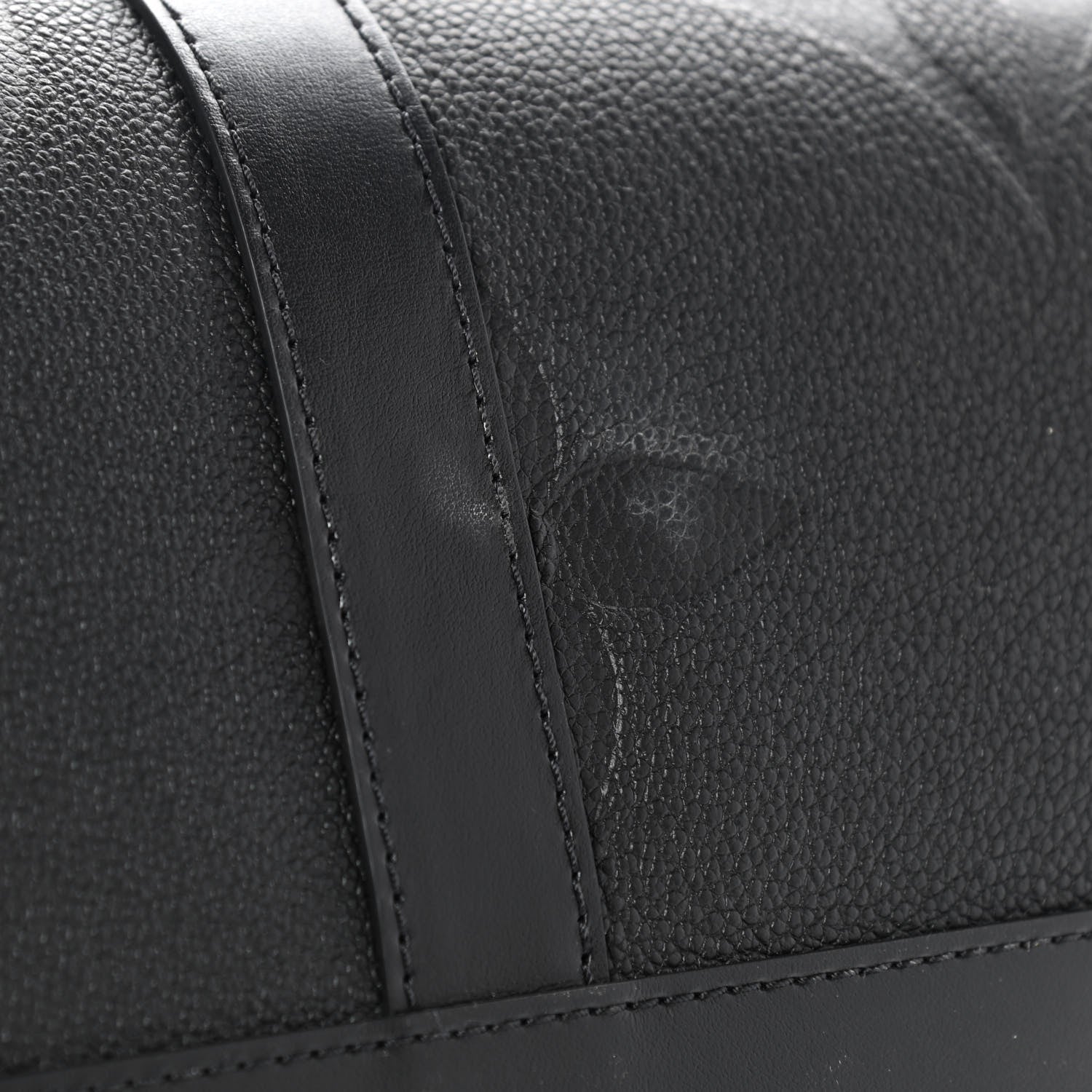 Louis Vuitton Empreinte Monogram Giant Keepall Bandouliere 45 Black 7 of 11