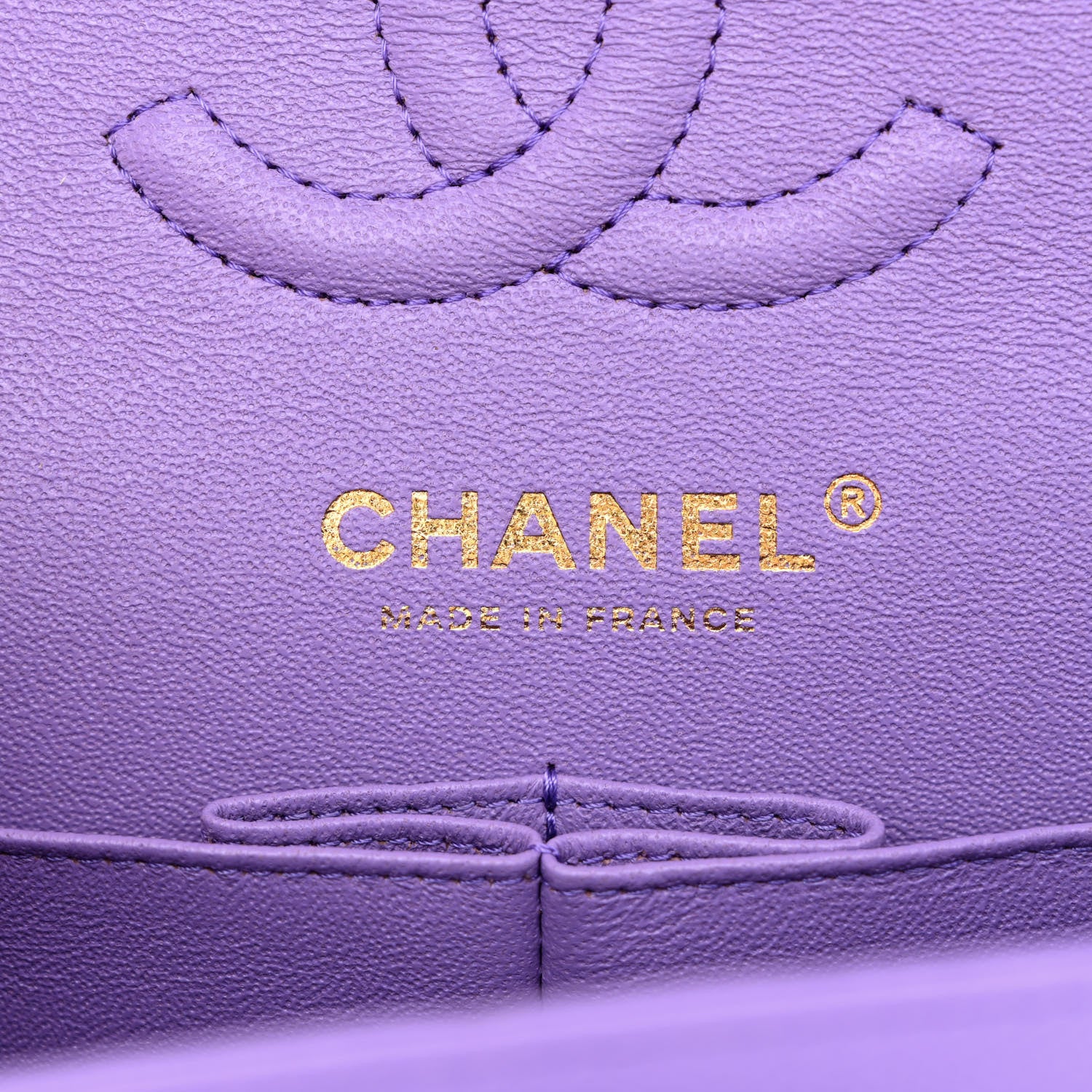 Chanel Caviar Quilted Small Double Flap Purple 6 of 11