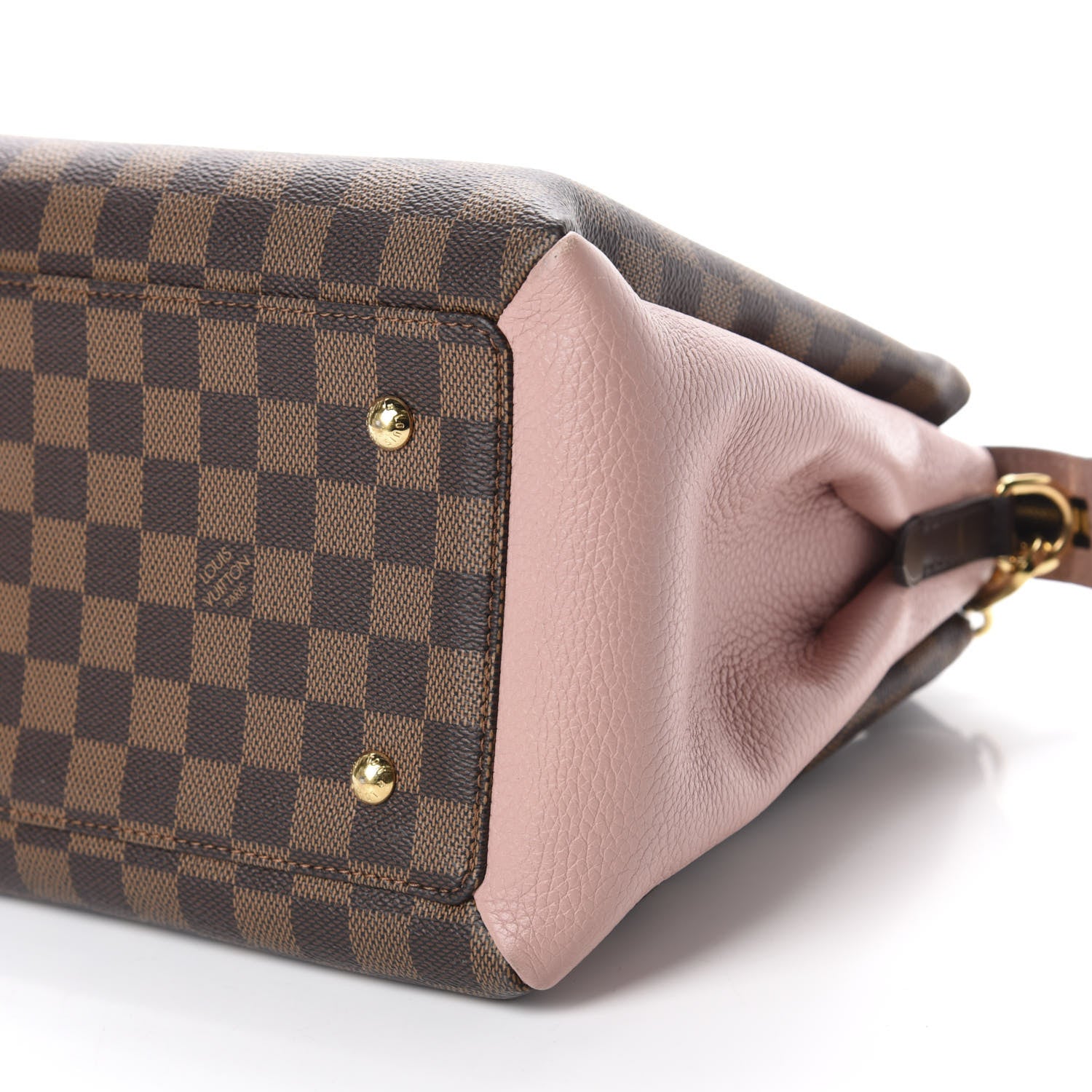 Louis Vuitton Cuir Taurillon Damier Ebene Normandy Magnolia 7 of 10