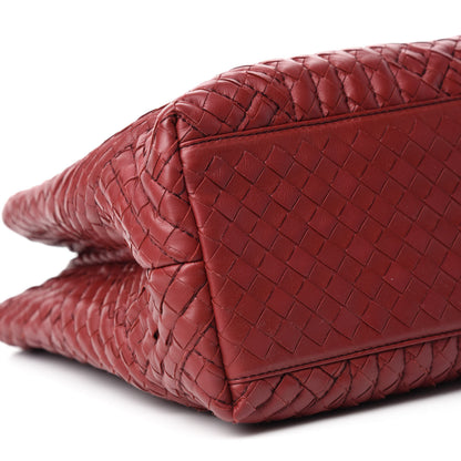 Bottega Veneta Nappa Intrecciato Medium Tote Red 6 of 11