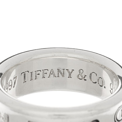 Tiffany Sterling Silver 1837 Band Ring 52 6 4 of 4