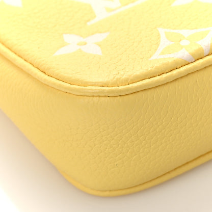 Louis Vuitton Empreinte Monogram Mini Pochette Accessories Lemon Curd Yellow 7 of 9