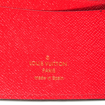 Louis Vuitton Damier Ebene Insolite Wallet Red 6 of 6