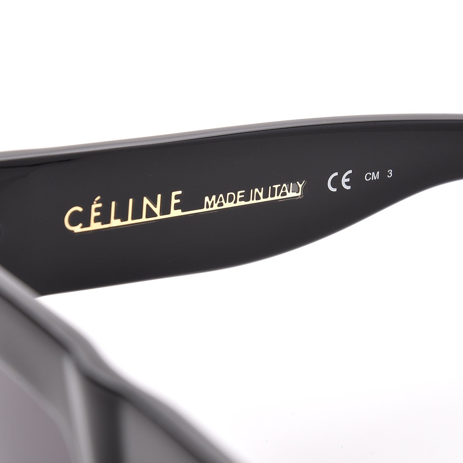 Celine Polarized ZZ Top Sunglasses CL 41756/S Black 6 of 7
